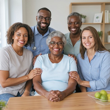 Team of caregivers